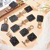 6Pcs PU Leather Toggle Buckle FIND-FG0002-72-5