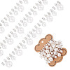 1Yard Round Crystal Glass Rhinestone Cup Chains DIY-PJ0001-43B-2