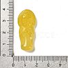 Natural Yellow Agate Carved Pendants G-K349-04B-3