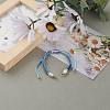 Adjustable Polyester Braided Cord Bracelet Making AJEW-JB00859-02-4