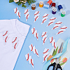 15Pcs Embroidery Thread Clothing Patches PATC-DC0001-10-4