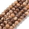 Natural Orange Calcite Beads Strands G-E185-04B-1