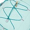 20Pcs Alloy Spring Cord Locks FIND-GF0002-75G-6