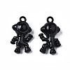 Spray Painted Alloy Pendants PALLOY-T077-164-5