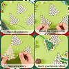 1 Bag Christmas Theme Wood Cross Stitch Kits WOOD-SC0002-23B-3