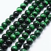 Natural Tiger Eye Beads Strands G-F561-8mm-B01-1
