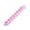 Handmade Opaque Acrylic Curb Chains AJEW-JB00564-08-3