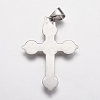 304 Stainless Steel Big Pendants STAS-K171-33P-2
