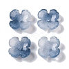 Baking Paint Glass Bead Caps GLAA-S202-04G-1