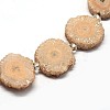 Natural Druzy Quartz Crystal Beads Strands G-F582-A13-3
