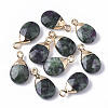 Natural Ruby in Zoisite Pendants G-S359-017A-1