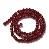 Transparent Electroplate Glass Beads Strands EGLA-A039-T4mm-A27-2