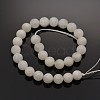Natural Rainbow Moonstone Round Beads Strands X-G-P088-57-8mm-2