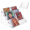 Transparent Acrylic 5 Layers Nail Polish Display Rack ODIS-UN0001-22B-1