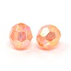 Eco-Friendly Transparent Acrylic Beads TACR-PL642-8mm-A02-2