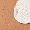 Tarnish Resistant Jewelry Tools and Equipment Decorative Stainless Steel Flat Head Pins X-STAS-E023-0.6x30mm-3