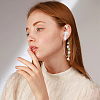 25Pcs 5 Style Brass Chain & Acrylic Headphone Decoration HJEW-CO00001-6