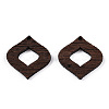 Natural Wenge Wood Pendants WOOD-T023-44-2