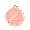 Golden Plated Alloy Enamel Charms X-ENAM-Q437-14Z-1