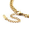 Rectangle & Rhinestone Pendant Necklace NJEW-P229-17A-4