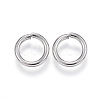 Tarnish Resistant 304 Stainless Steel Open Jump Rings X-STAS-E113-11P-1