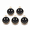 Alloy Enamel Charms ENAM-S121-165A-RS-1