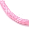 Ployester Core-Wrapped Round Cord Necklace Making KK-CBACFA2-03G-18-2