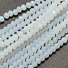 Faceted Rondelle Opal Beads Strands X-EGLA-J134-4x3mm-D01-1