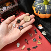 Halloween Theme Alloy Enamel Pendants FIND-SP0004-37-4