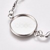 304 Stainless Steel Bracelet Making STAS-WH0014-22P-2