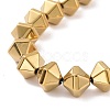 Electroplated Non-magnetic Synthetic Hematite Beads Strands G-G862-01B-3