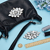 2Pcs Flower Glass Rhinestone Costume Accessories FIND-FG0004-81B-4