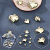 10Pcs 5 Styles Brass Pendants KK-BBC0024-85-6