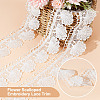 5 Yards Polyester Shell Shaped Flower Lace Trim OCOR-PH0004-46A-4