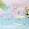 6 Sets 6 Styles Acrylic Earring Display Stands EDIS-PH0001-71-3
