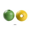 160Pcs 4 Colors Farmhouse Country and Rustic Style Painted Natural Wood Beads WOOD-LS0001-01J-3