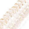 Transparent Glass Beads Strands LAMP-H061-01D-02-1