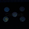 UV Plating Luminous Transparent Acrylic Beads OACR-P010-05-5