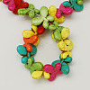 Synthetical Turquoise Beads Strands TURQ-S134-M-2