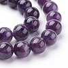 Natural Amethyst Beads Strands G-G099-10mm-1-3