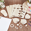 Kids DIY Plywood Marked Dot Mandala Painting AJEW-WH0596-404A-4