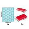 2Pcs Self-Adhesive Silk Screen Printing Stencil DIY-GF0004-15-2