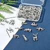 50Pcs Tibetan Style Alloy Animals Pendants FIND-FS0004-34-9