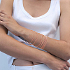 40 Strands Spring Bracelets TWIR-BC0001-51RG-5