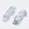 Natural Quartz Crystal Pendants G-O163-E04-2