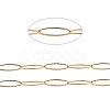 304 Stainless Steel Horse Eye Link Chains CHS-C006-06G-2