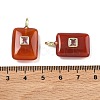 Natural Carnelian Pendants G-K372-04G-05-3