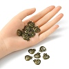 20Pcs Tibetan Style Halloween Pumpkin Jack-O'-Lantern Alloy Pendants TIBEP-YW0001-43AB-4