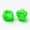 Polyester Weave Beads WOVE-N002-M-2