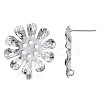 Brass Stud Earring Findings KK-N232-333P-3